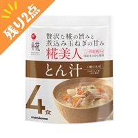 【再入荷】プラス糀 生みそ汁 糀美人 とん汁 4食×7袋